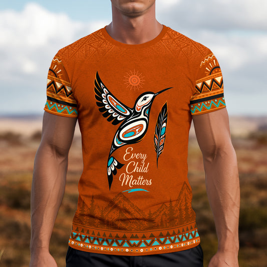 Every Child Matters Hummingbird You Are Not Forgotten 3D Shirt