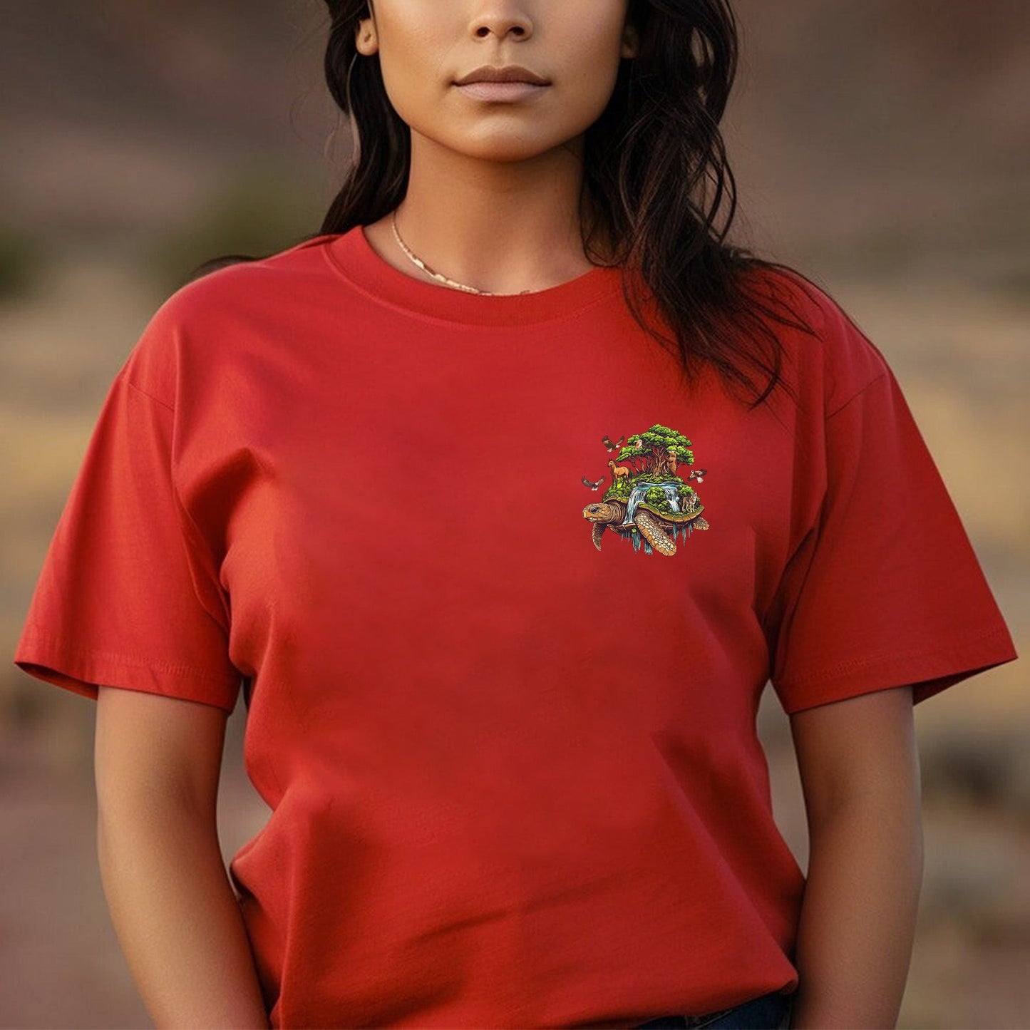NO ONE IS ILLEGAL ON STOLEN LAND. WE WALK ON NATIVE LAND Style 4 - Two Sides
