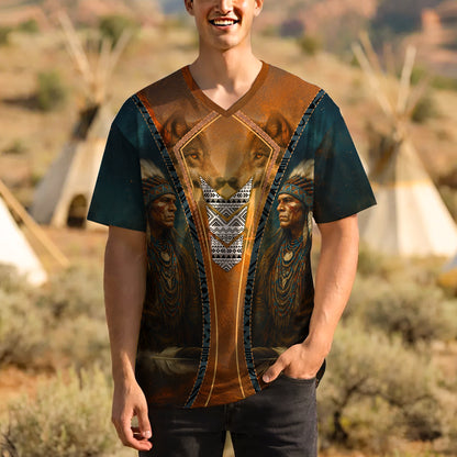 3D T-Shirt " Native Spirit – Wolf & Chief All Over Print"