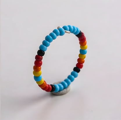Handmade Beaded Colorful Seed Bead Stackable Rings