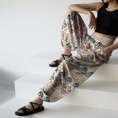 Elephant Harem Pants – Yoga Boho Clothes with Pockets 23