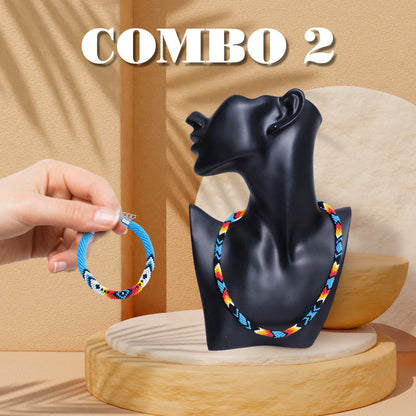 Women's Handmade Black Dusk Beaded Bracelet