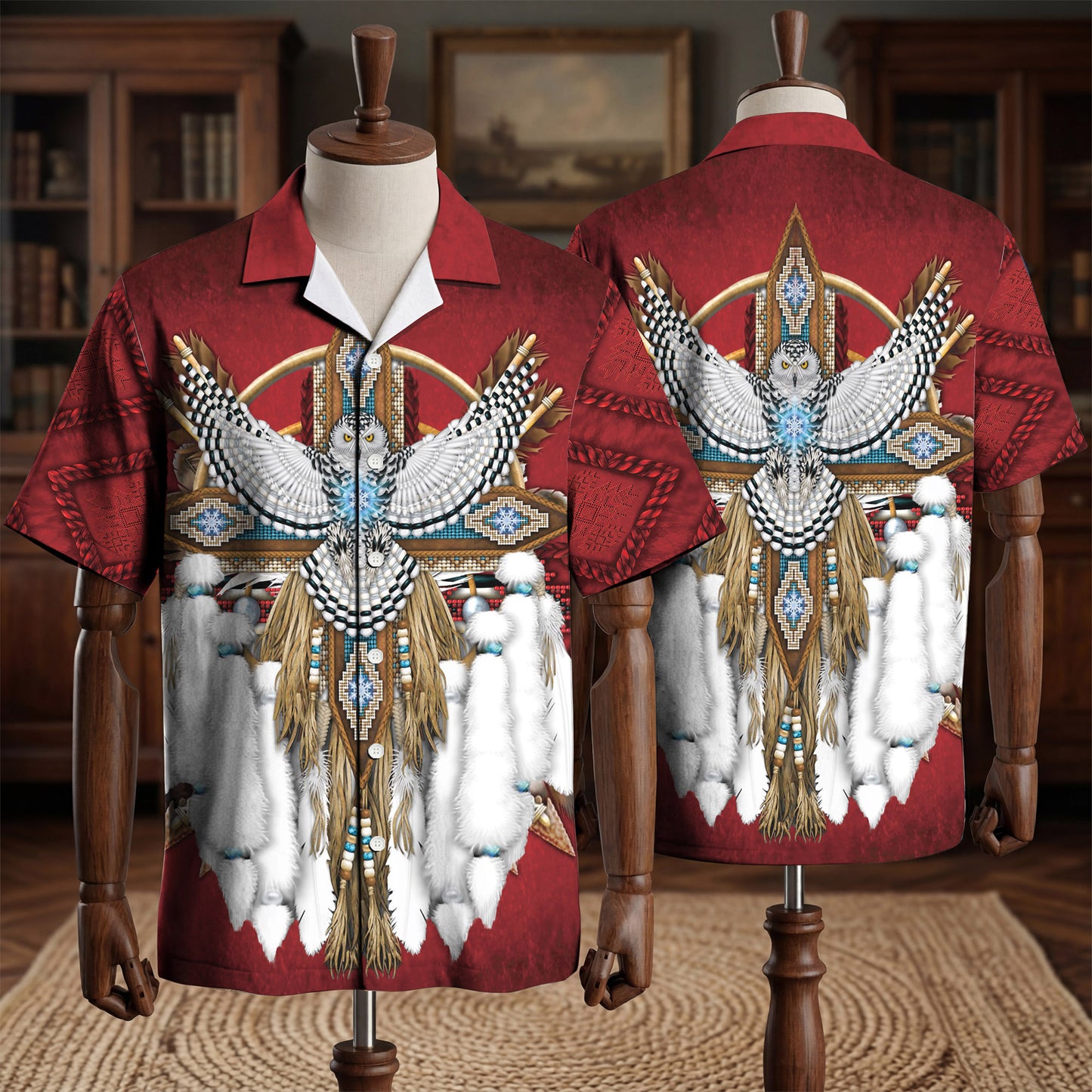 Native Eagle 3D All Over Printed Hawaii Shirt