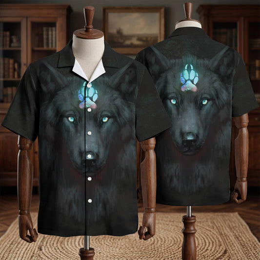 Native American Wolf Hawaiian Shirt