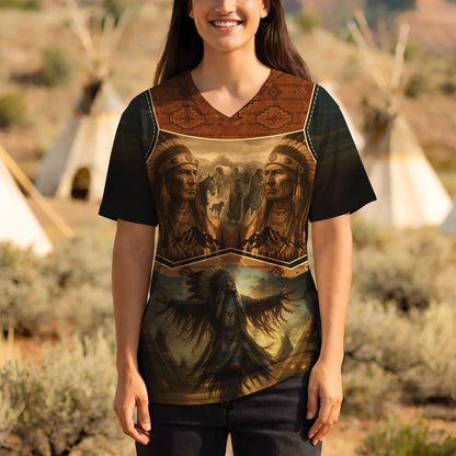 3D T-Shirt " Spirit of the Ancestors – The Eternal Wisdom of the Chiefs"