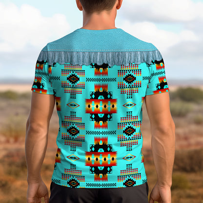 3D T-Shirt" Native American Spirit Bear– Bold 3D Tribal Streetwear"