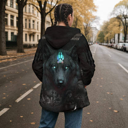 Black Wolf Cloak – The Spirit of the Night Guardians