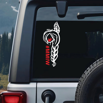 Decal Portraits of Missing And Murdered Indigenous Women and Girls