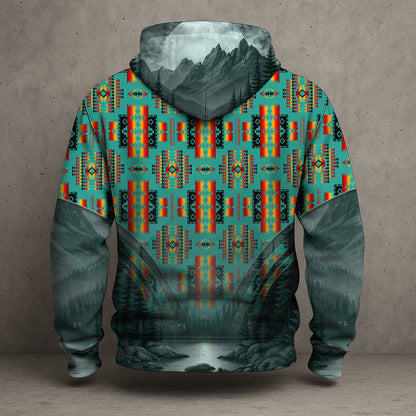 Native American Chief Hoodie – Tribal Spirit Heritage All Over Print Hoodie