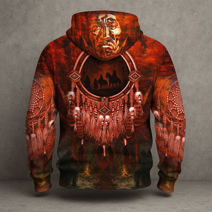 Echoes of the Ancestors – The Chief Spirit 3D Hoodie, Honoring Native Roots