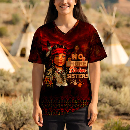 3D T-Shirt " MMIW No More Stolen Sisters"