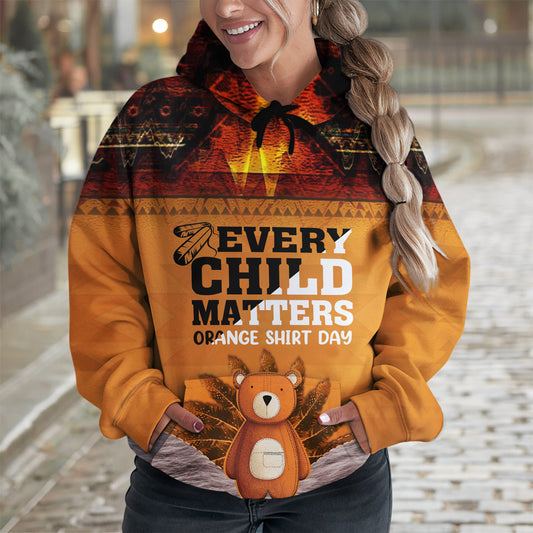 Every Child Matters For Orange Shirt Day 3D Hoodie