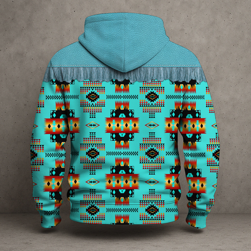 Native American Spirit Bear Hoodie – Bold 3D Tribal Streetwear