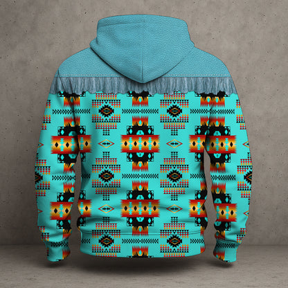Native American Spirit Bear Hoodie – Bold 3D Tribal Streetwear