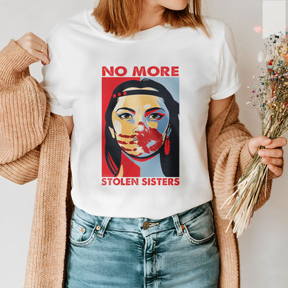 MMIW No More Stolen Sisters Red Hand Unisex T-Shirt