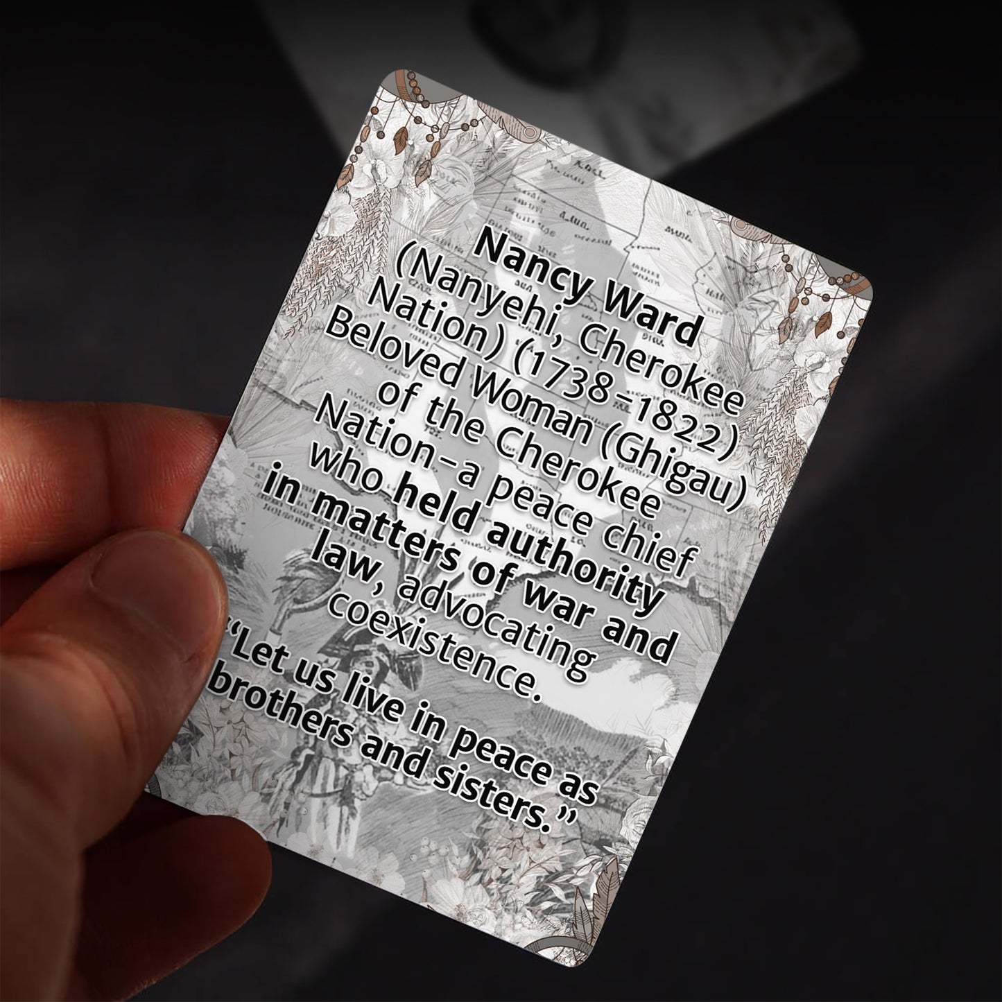 “Honoring Our History” Trading Card Set – 40 Legendary Native Chiefs, Men & Women– Two-Sided 2.5"x3.5"