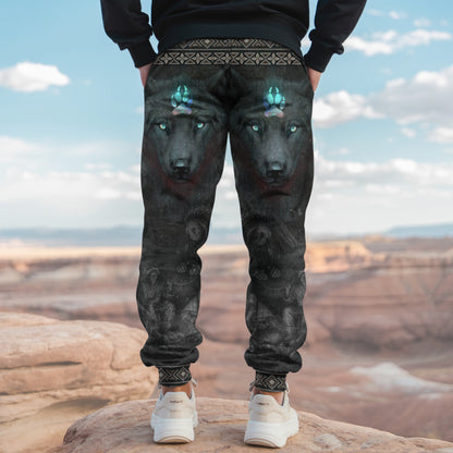 Tribal Aztec Pattern Sweatpants for Men & Women