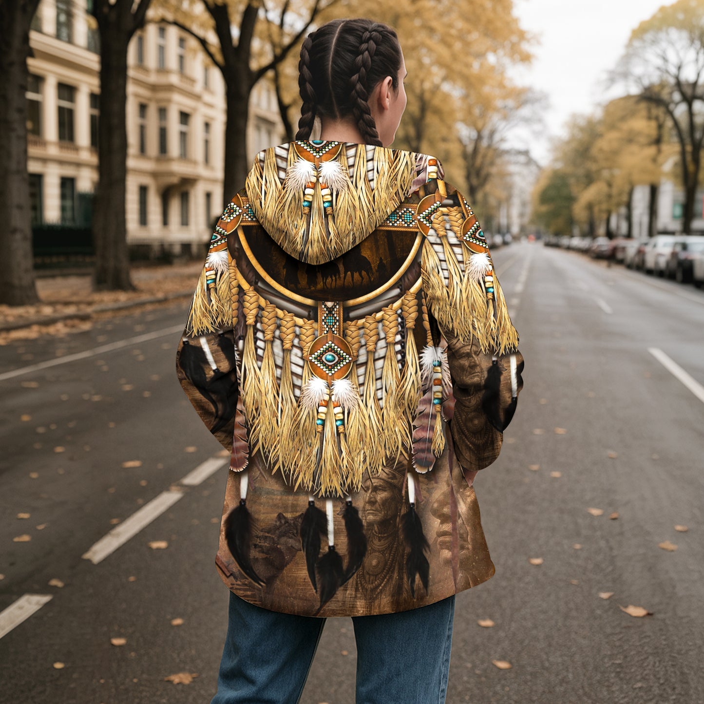 🪶 Native Dream Cloak – The Spirit of the Feathers