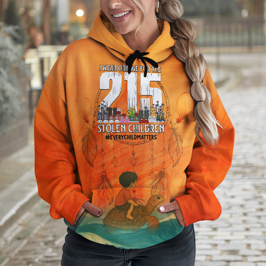 Every Child Matters For Orange Shirt Day 3D Hoodie