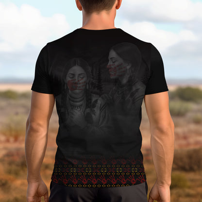3D T-Shirt - I Wear Red For My Sisters - MMIW