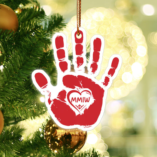 MMIW Red Hand Native American - Unique Christmas Gift Decor Flat Acrylic