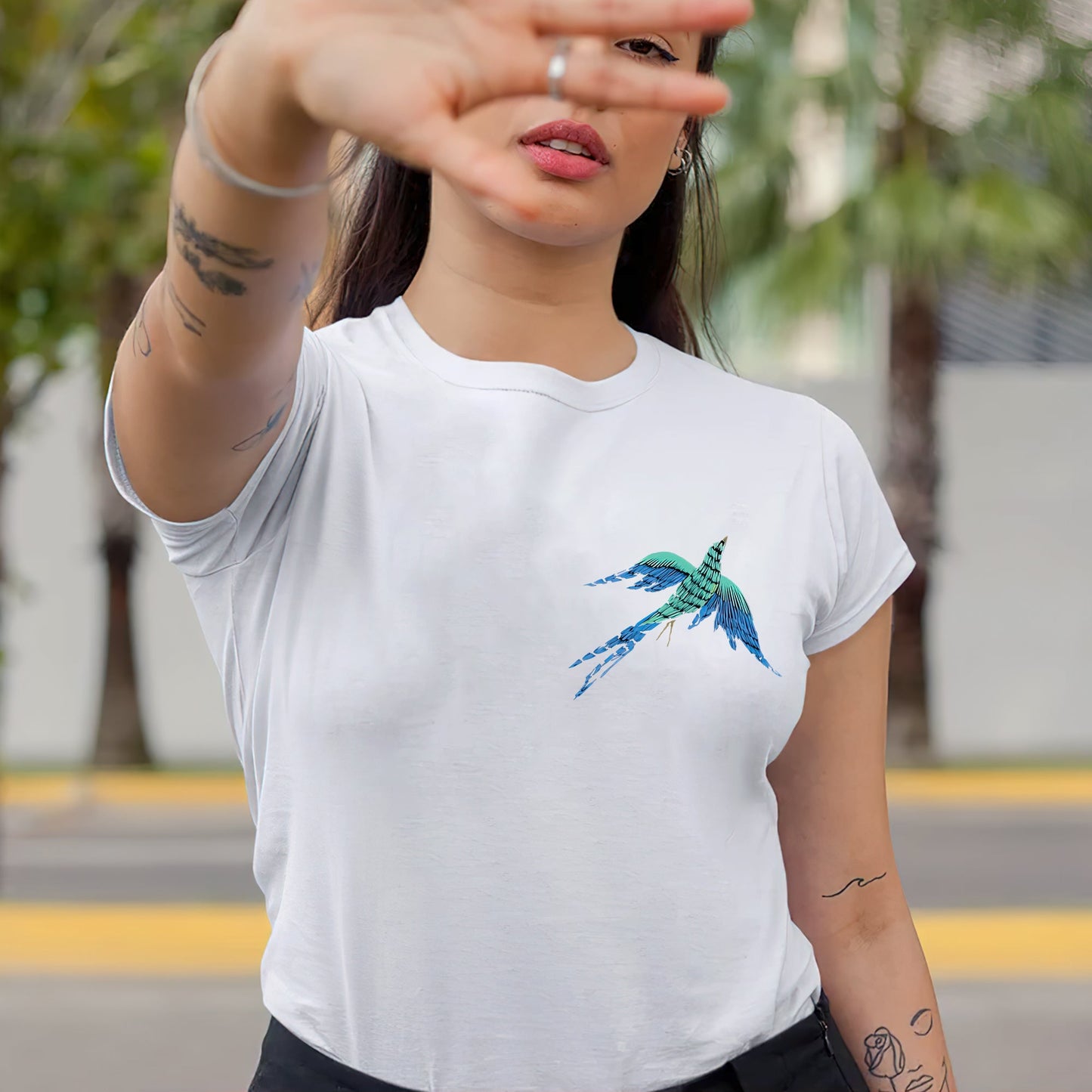 NO ONE IS ILLEGAL ON STOLEN LAND. WE WALK ON NATIVE LAND Style 10 - Two Sides