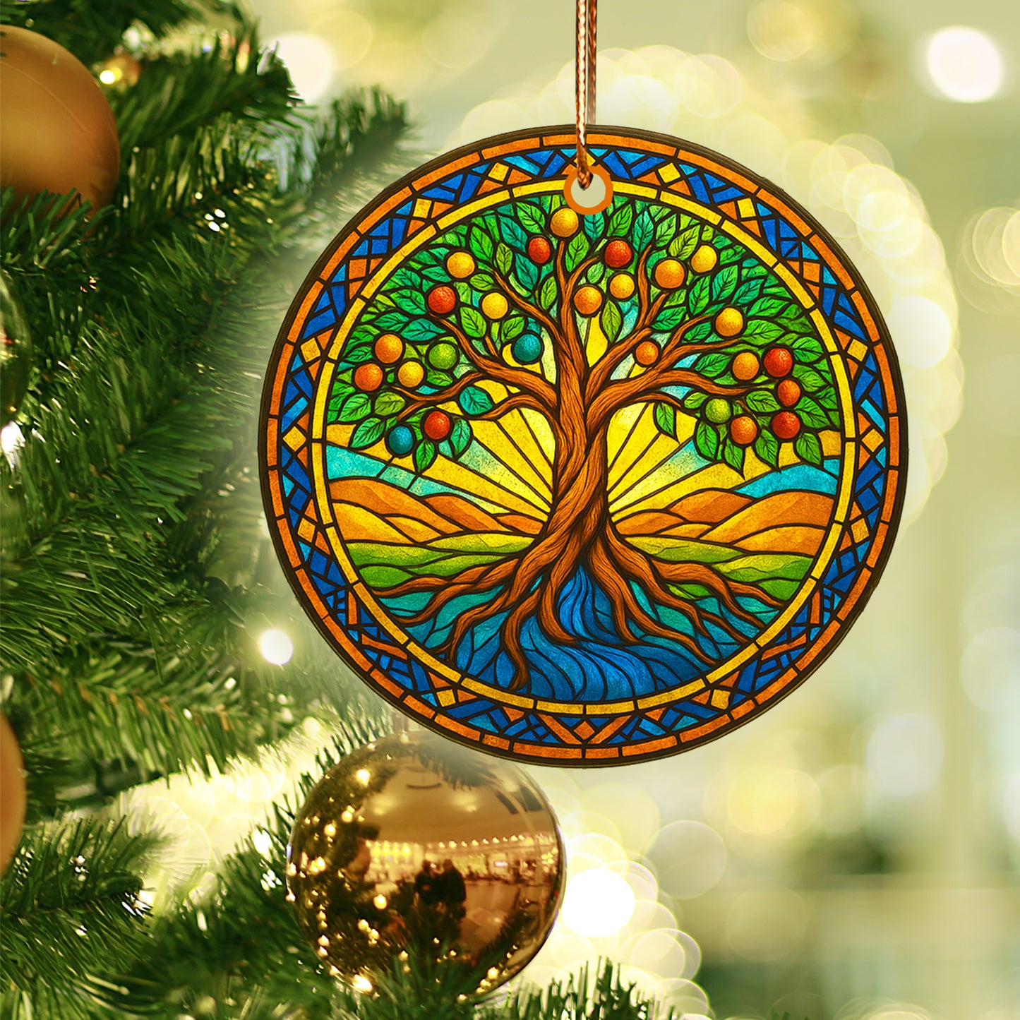 Tree of Life Ornament  Acrylic  – Symbol of Growth, Family & Harmon