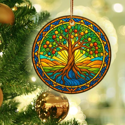 Tree of Life Ornament  Acrylic  – Symbol of Growth, Family & Harmon