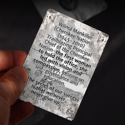 “Honoring Our History” Trading Card Set – 40 Legendary Native Chiefs, Men & Women– Two-Sided 2.5"x3.5"