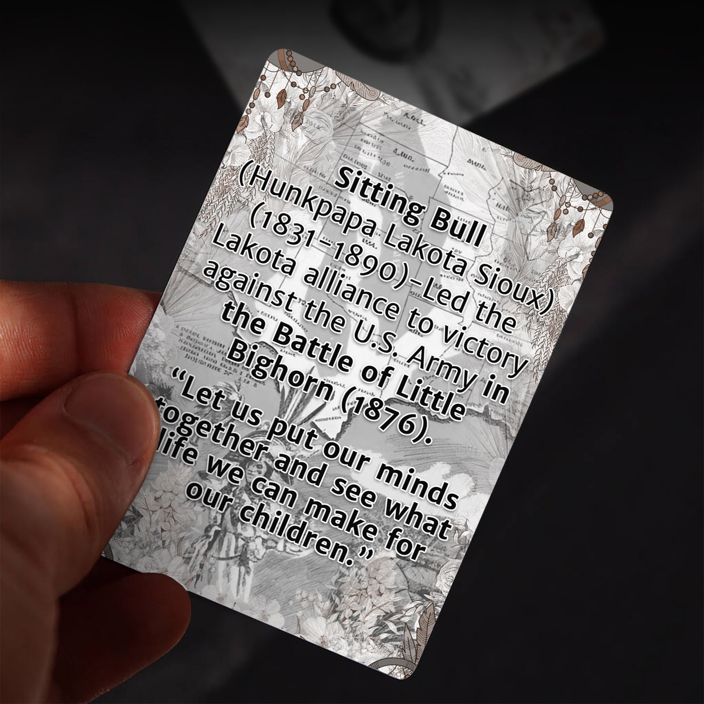 “Honoring Our History” Trading Card Set – 40 Legendary Native Chiefs, Men & Women– Two-Sided 2.5"x3.5"