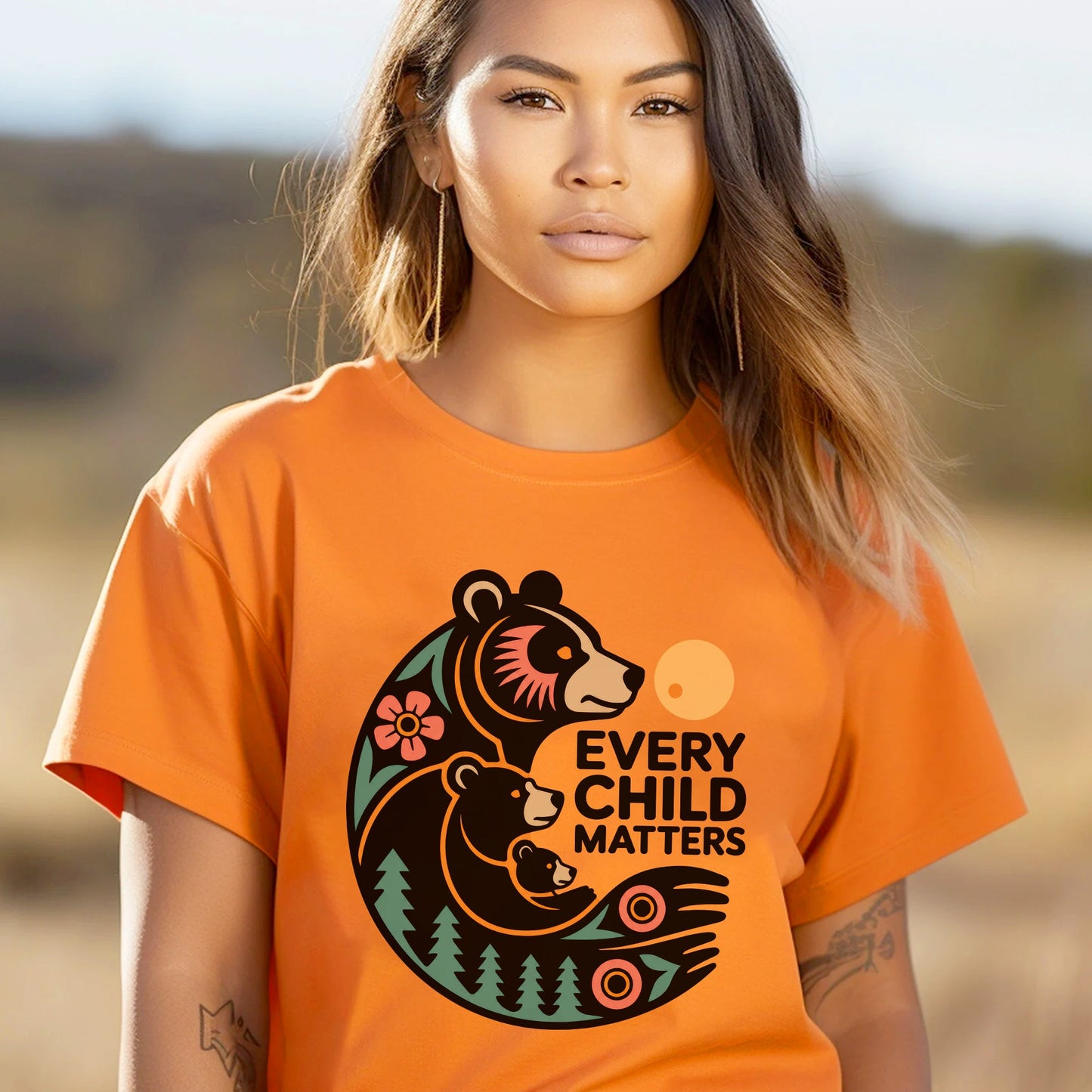 Every Child Matters Bear Family Unisex T-shirt/Hoodie/Sweatshirt