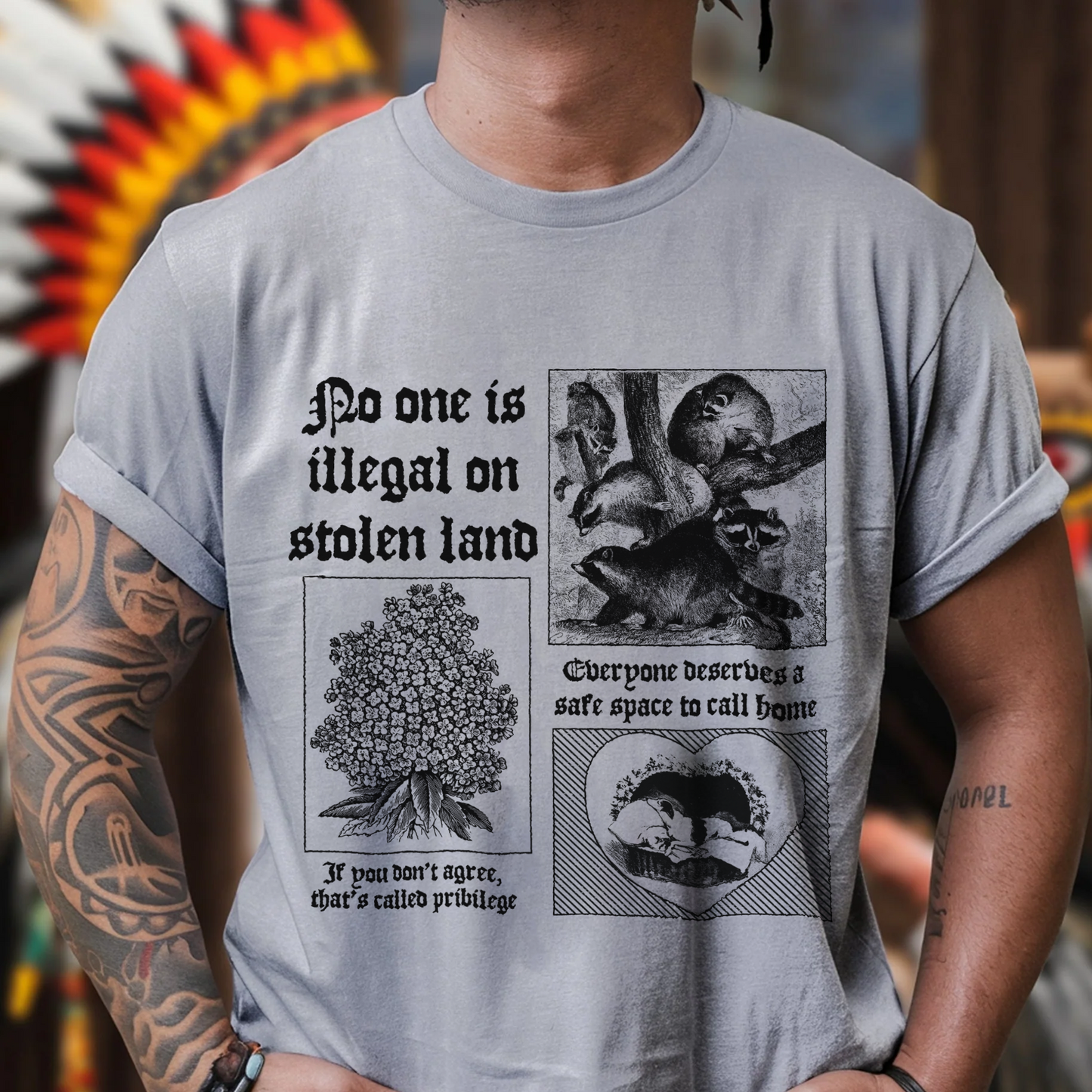 NO ONE IS ILLEGAL ON STOLEN LAND