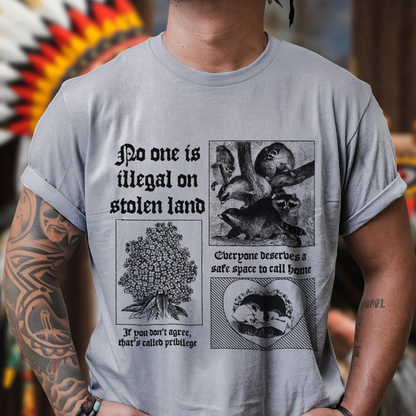 NO ONE IS ILLEGAL ON STOLEN LAND