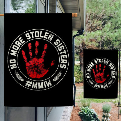 No More Stolen Sisters MMIW - Native American Flag Garden House Yard for Decor Outdoor