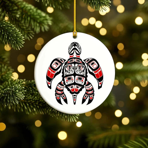 The Seven Laws Teachings Ceramic Ornament - Unique Holiday Decor