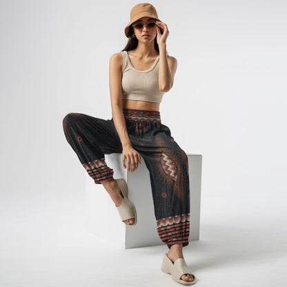 Boho Print Harem Pants – Yoga Boho Clothes with Pockets