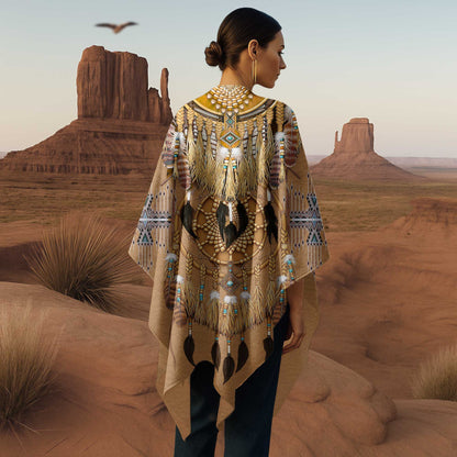 Poncho Mystic Wolf Dream – Embrace the Moonlight Spirit