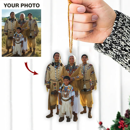 Custom Photo Ornament Acrylic – Personalized Christmas Gift