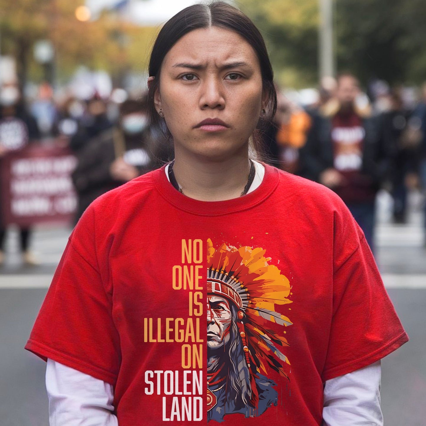 NO ONE IS ILLEGAL ON STOLEN LAND