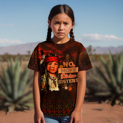 3D T-Shirt " MMIW No More Stolen Sisters"