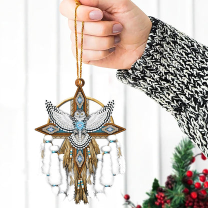 Owl  Native American - Unique Christmas Gift Decor Flat Acrylic