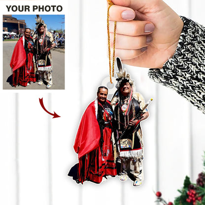 Custom Photo Ornament Acrylic – Personalized Christmas Gift