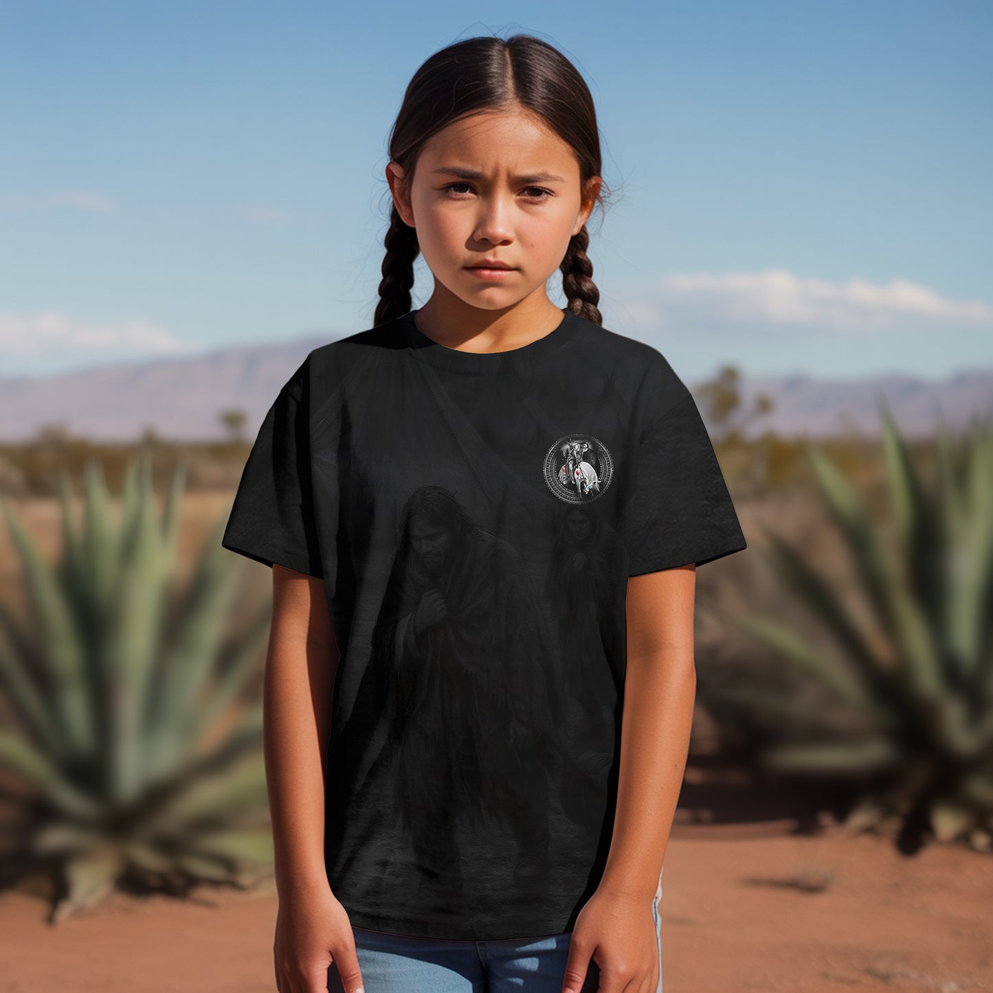 3D T-Shirt  "Trail Of Tears 1828 - 1838 125000 Native American Shirt Man Ride Horse