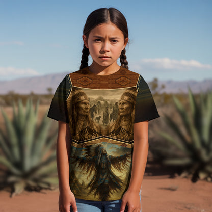 3D T-Shirt " Spirit of the Ancestors – The Eternal Wisdom of the Chiefs"