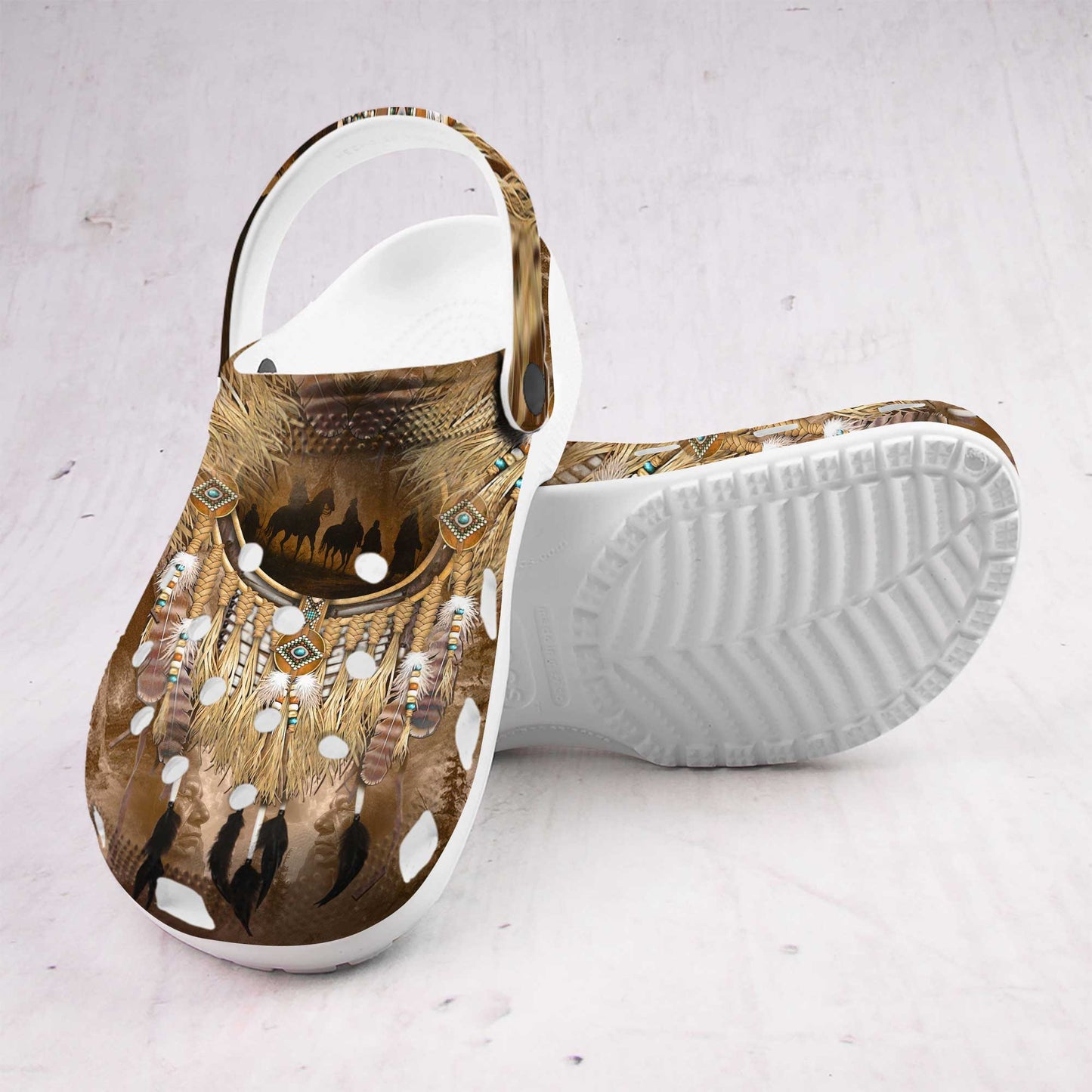 Native Spirit Clogs – Walk with Strength & Heritage
