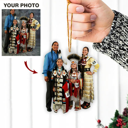 Custom Photo Ornament Acrylic – Personalized Christmas Gift