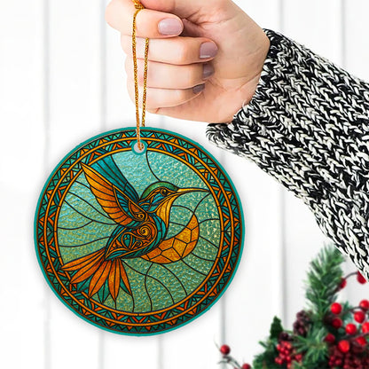The Spirit of the Hummingbird – Native-Inspired Ornament Acrylic  Symbolizing Freedom, Hope, and Light