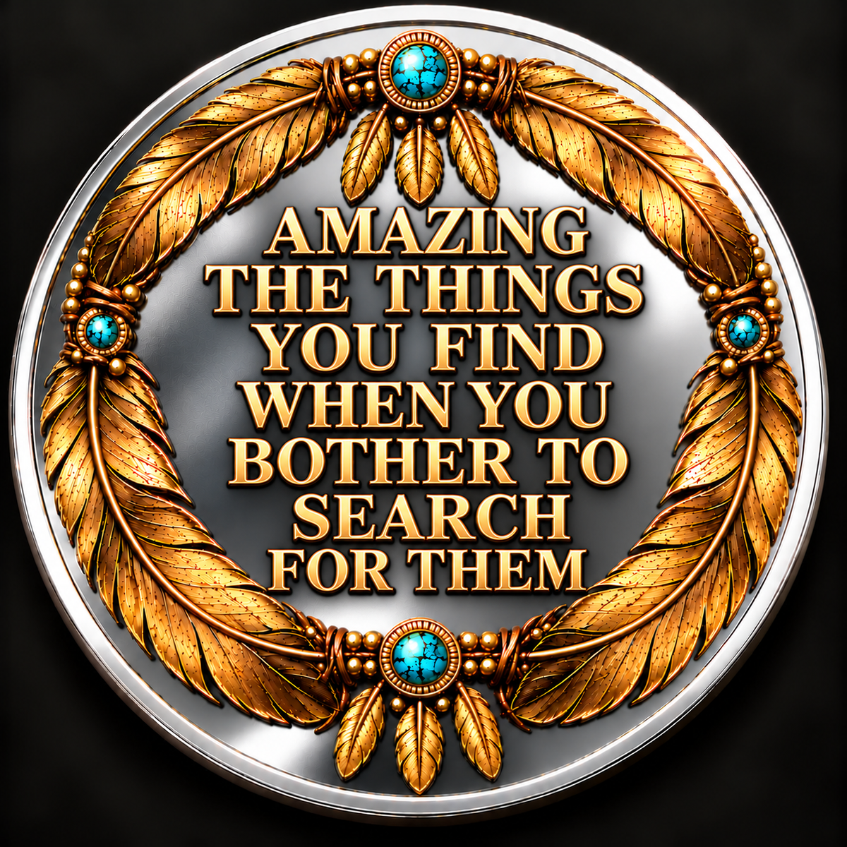 Sacagawea Inspirational Quote Coin, Native American History Keepsake, Personalized Gift for Coin Collectors