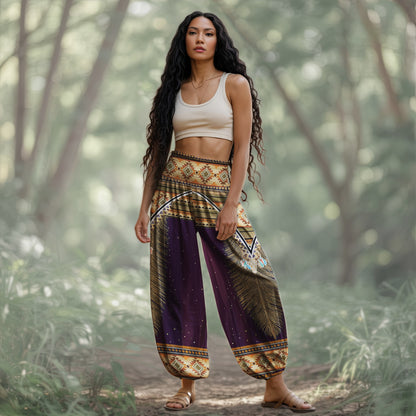Boho Harem Pants - Yoga Boho Clothes with Pockets