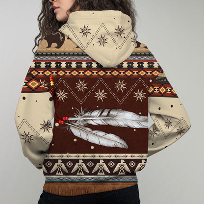Pattern Bear All Over Print Graphic Native American Style 10